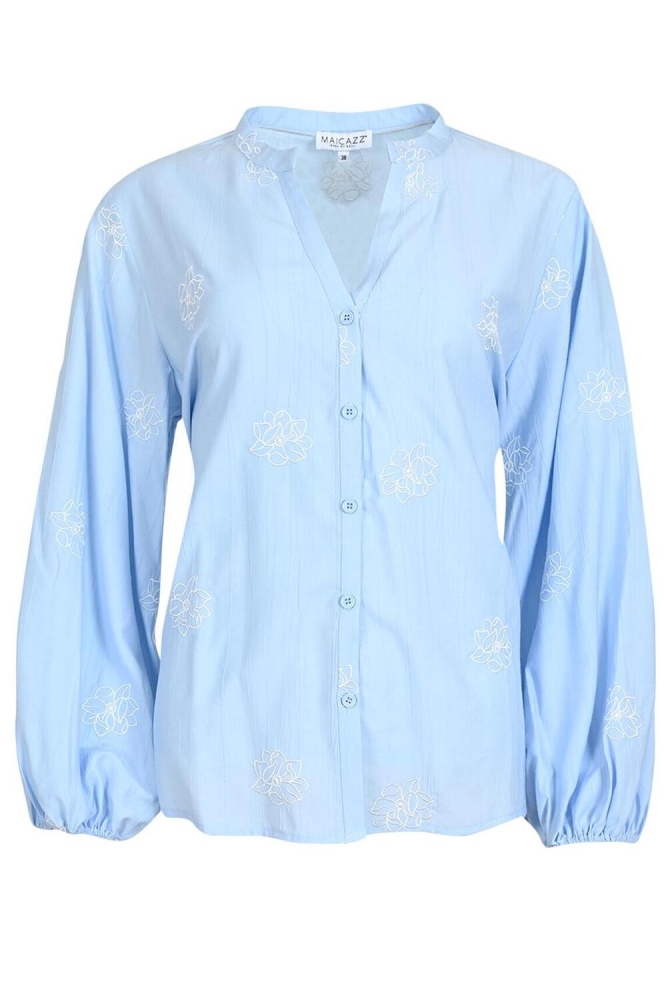NINA BLOUSE SU25 20 308 LIGHT BLUE